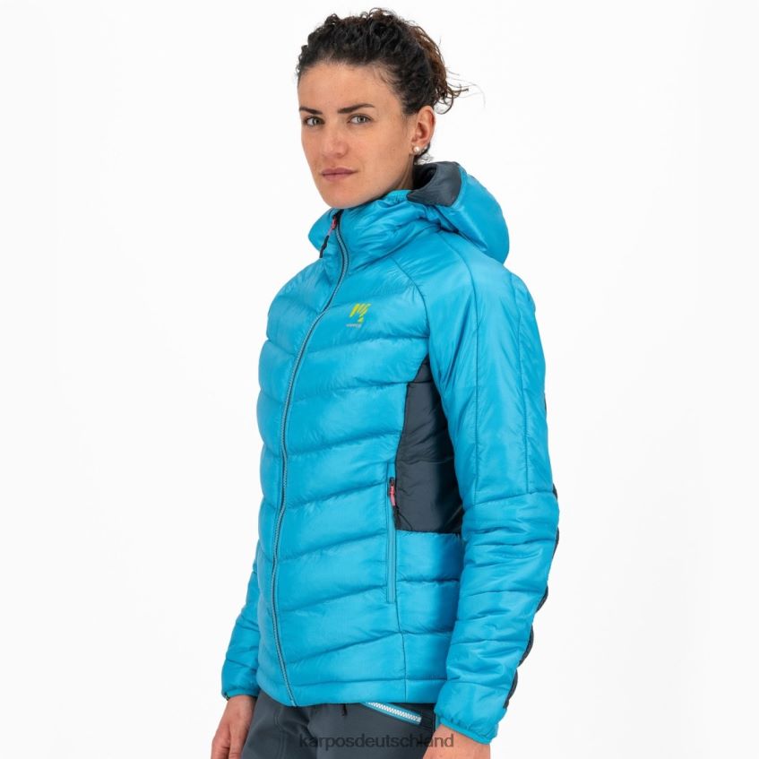 Jacke| de Karpos Frauen Focobon mit Jacke blaues Atoll/dunkler Schiefer ZV820Z972