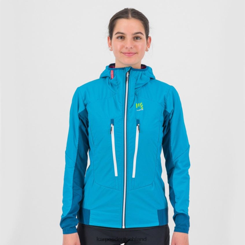 Jacke| de Karpos Frauen K-Performance Hybrid W-Jacke Bluebird/marokkanisches Blau ZV820Z1005