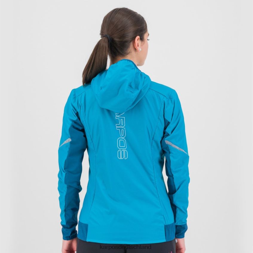 Jacke| de Karpos Frauen K-Performance Hybrid W-Jacke Bluebird/marokkanisches Blau ZV820Z1005