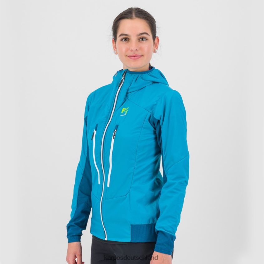 Jacke| de Karpos Frauen K-Performance Hybrid W-Jacke Bluebird/marokkanisches Blau ZV820Z1005