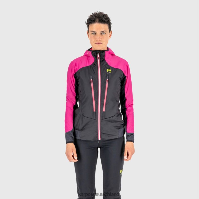 Jacke| de Karpos Frauen K-Performance Hybrid W-Jacke Schwarz/Kabarett ZV820Z1004