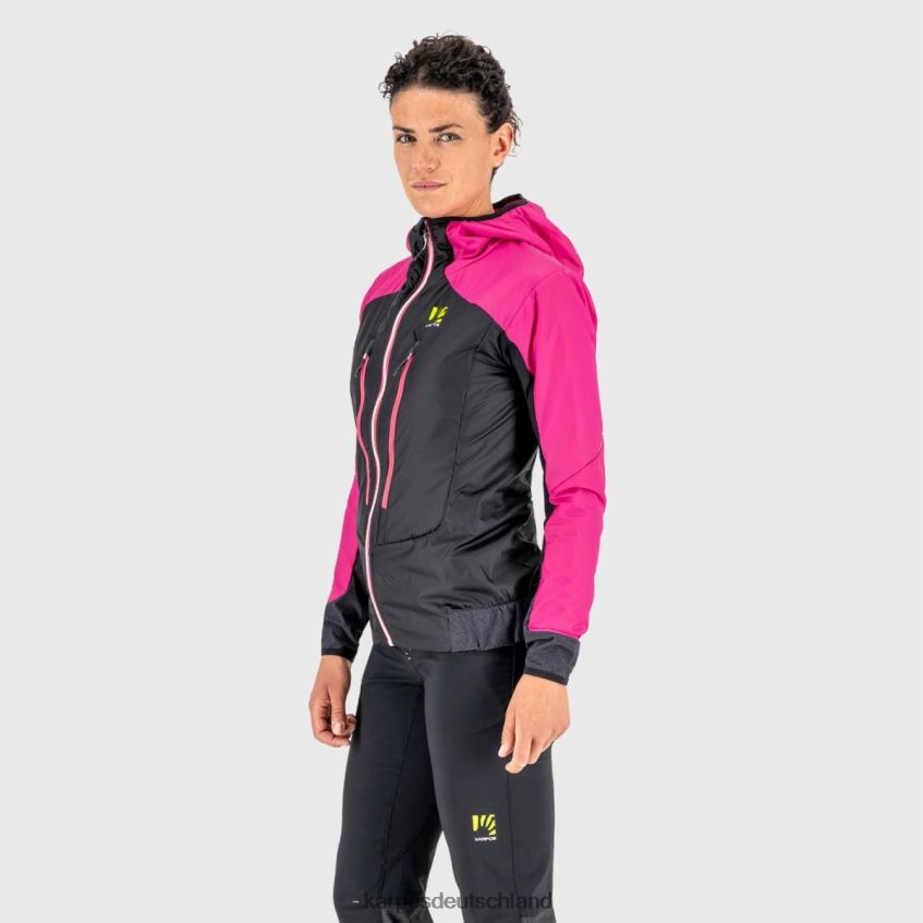 Jacke| de Karpos Frauen K-Performance Hybrid W-Jacke Schwarz/Kabarett ZV820Z1004