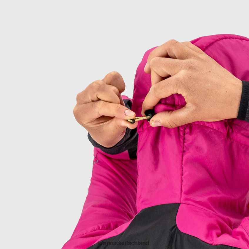 Jacke| de Karpos Frauen K-Performance Hybrid W-Jacke Schwarz/Kabarett ZV820Z1004