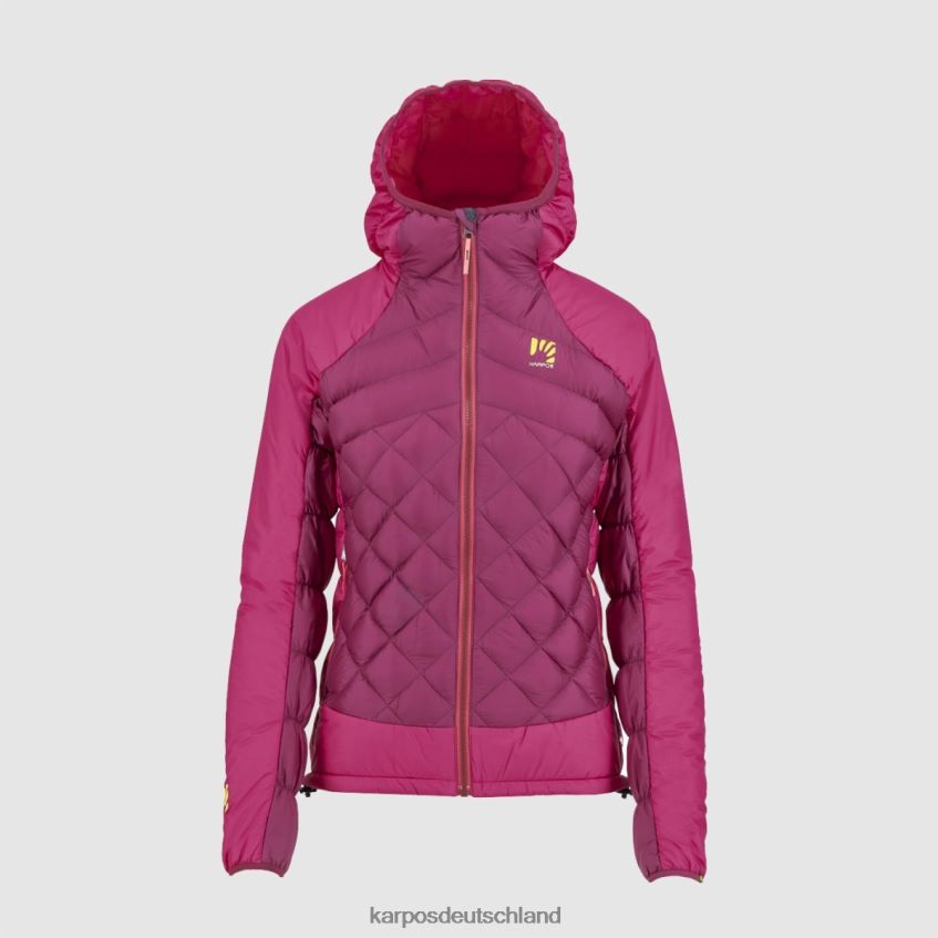 Jacke| de Karpos Frauen Lastei Active Plus W Jacke Himbeer-R/Kabarett ZV820Z987