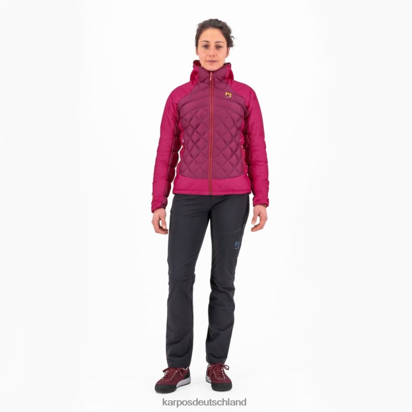 Jacke| de Karpos Frauen Lastei Active Plus W Jacke Himbeer-R/Kabarett ZV820Z987