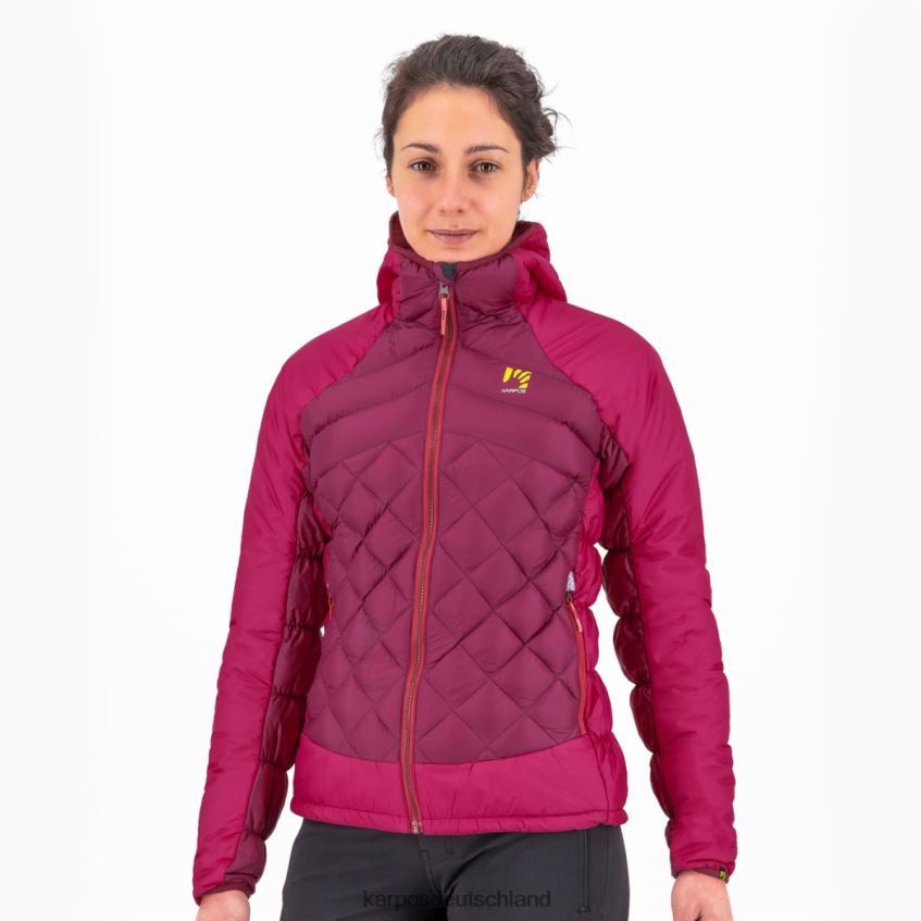 Jacke| de Karpos Frauen Lastei Active Plus W Jacke Himbeer-R/Kabarett ZV820Z987