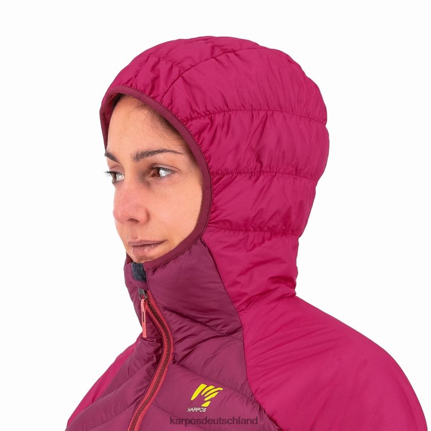 Jacke| de Karpos Frauen Lastei Active Plus W Jacke Himbeer-R/Kabarett ZV820Z987