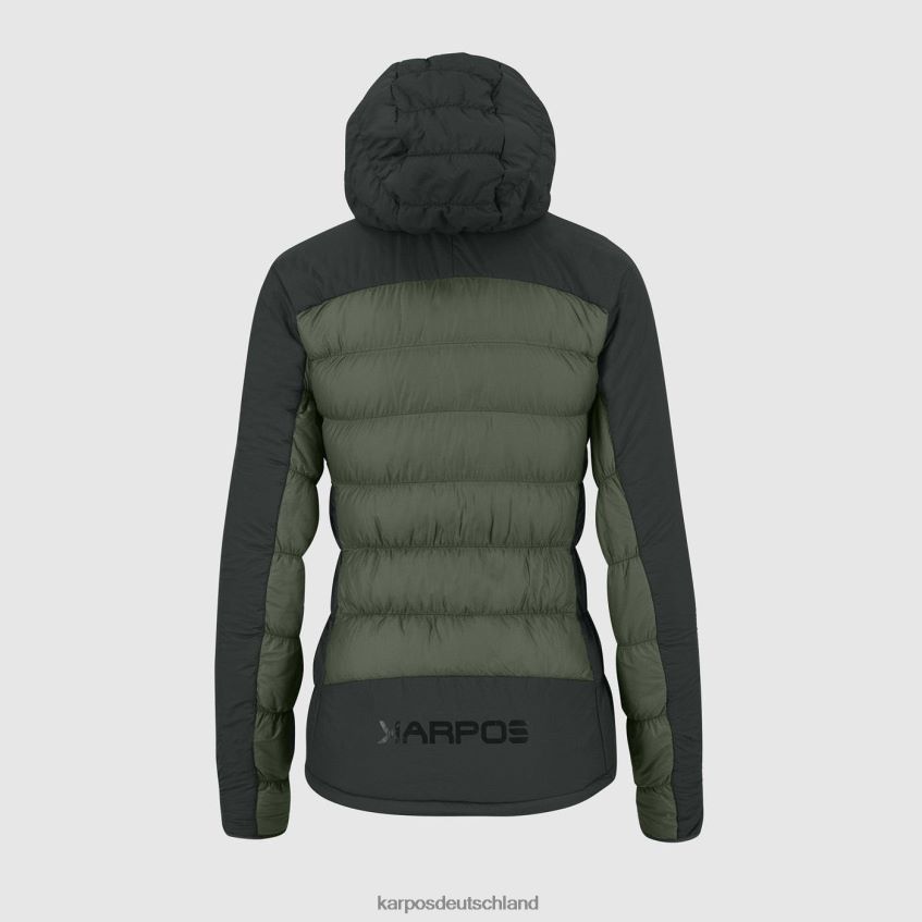 Jacke| de Karpos Frauen Lastei Active Plus W Jacke Thymian/schwarzer Sand ZV820Z989