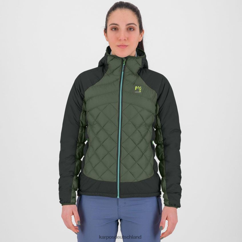 Jacke| de Karpos Frauen Lastei Active Plus W Jacke Thymian/schwarzer Sand ZV820Z989