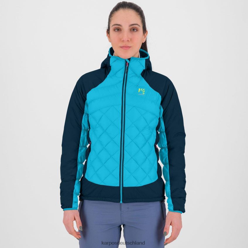 Jacke| de Karpos Frauen Lastei Active Plus W Jacke blaues Atoll/Mitternacht ZV820Z990