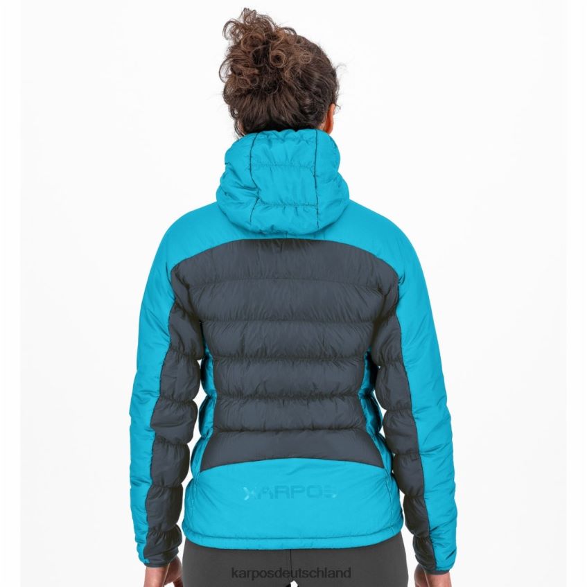 Jacke| de Karpos Frauen Lastei Active Plus W Jacke dunkler Schiefer/blaues Atoll ZV820Z988