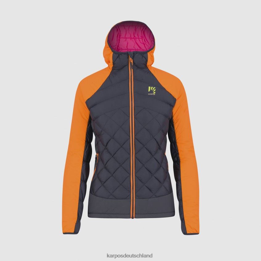 Jacke| de Karpos Frauen Lastei Active Plus W Jacke vulkanisch/leuchtendes Orange ZV820Z982
