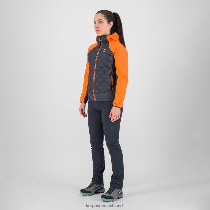 Jacke| de Karpos Frauen Lastei Active Plus W Jacke vulkanisch/leuchtendes Orange ZV820Z982