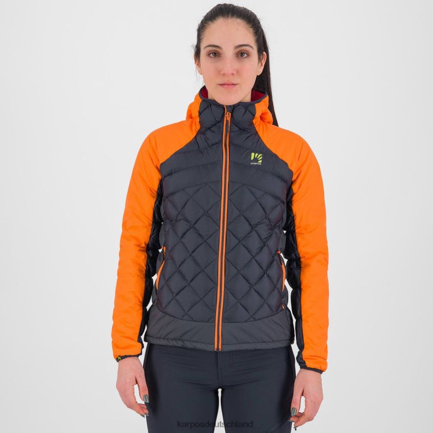 Jacke| de Karpos Frauen Lastei Active Plus W Jacke vulkanisch/leuchtendes Orange ZV820Z982