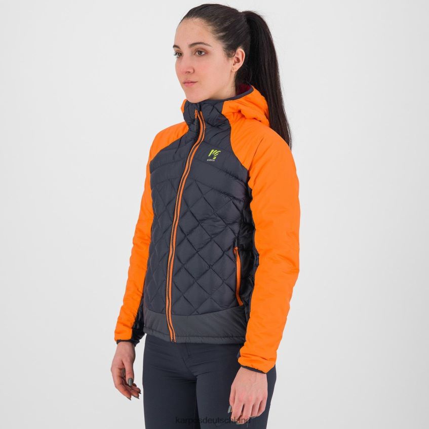 Jacke| de Karpos Frauen Lastei Active Plus W Jacke vulkanisch/leuchtendes Orange ZV820Z982