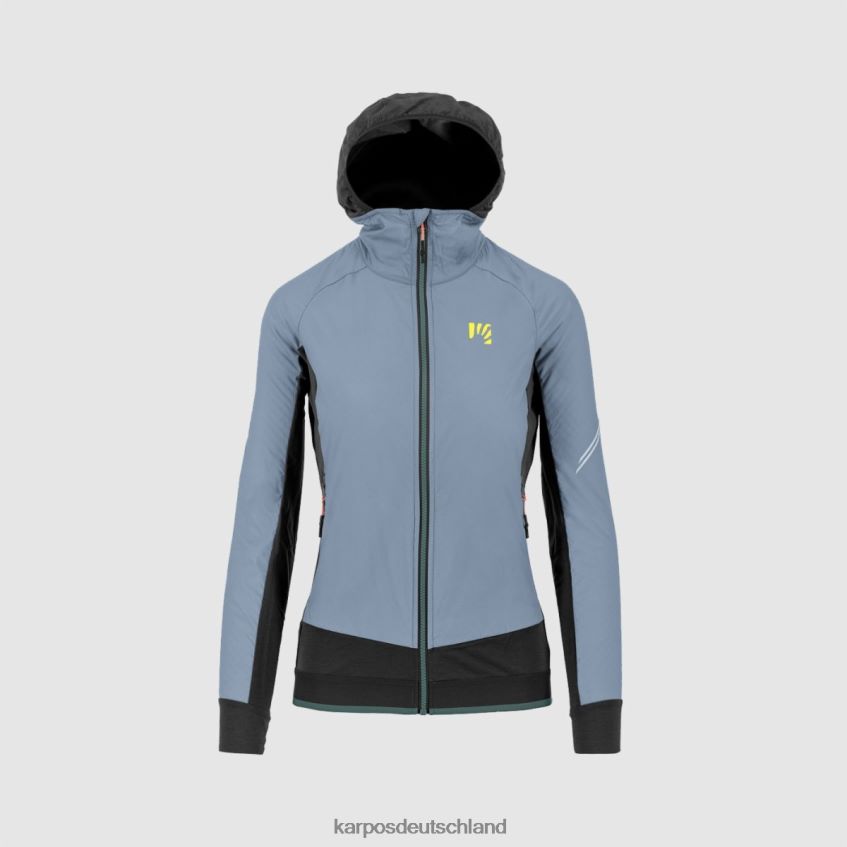Jacke| de Karpos Frauen Lavaredo Winterjacke staubblau/schwarz ZV820Z1089