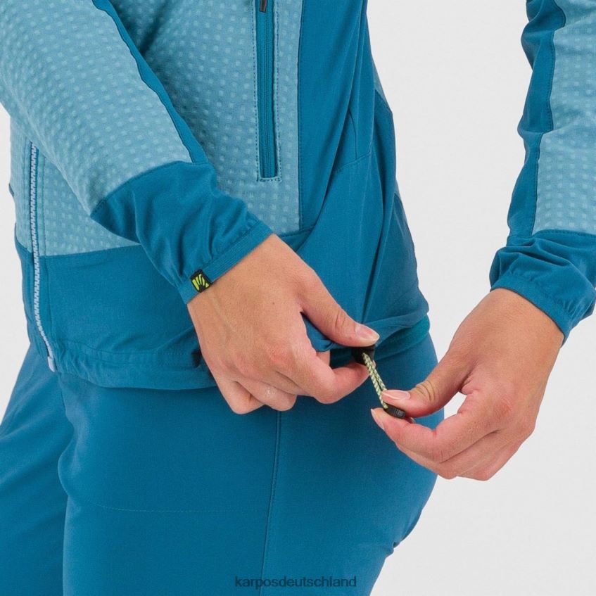 Jacke| de Karpos Frauen Leder mit Jacke Adriablau/Zitronencurry/Cors ZV820Z1048