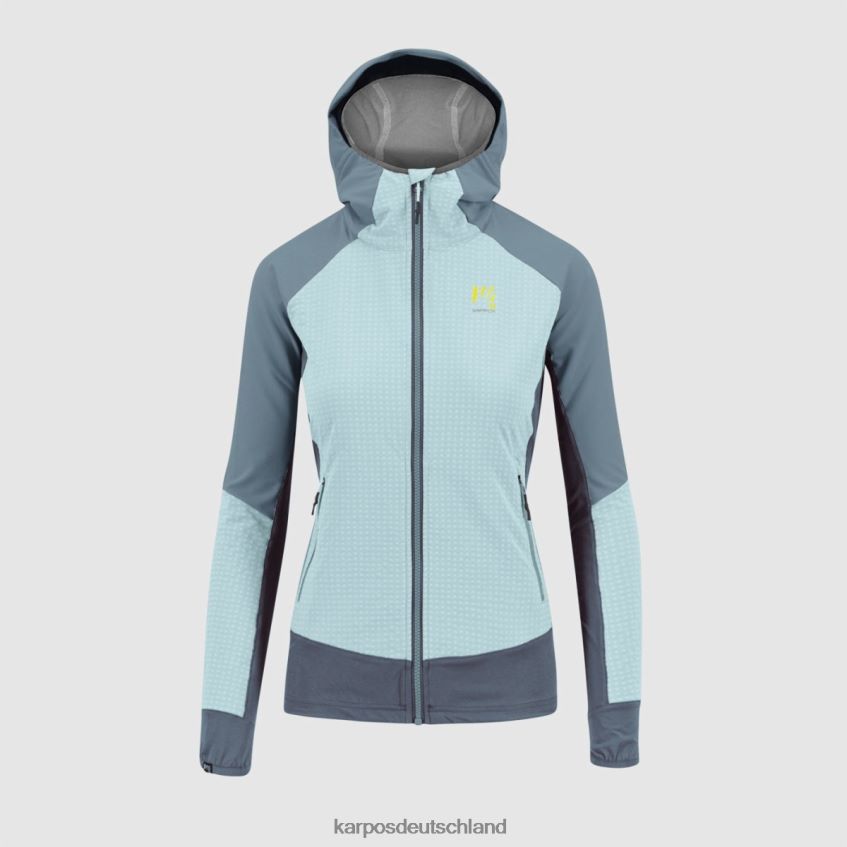 Jacke| de Karpos Frauen Leder mit Jacke Aquamarin/Frühlingssee/Vintage ZV820Z1047