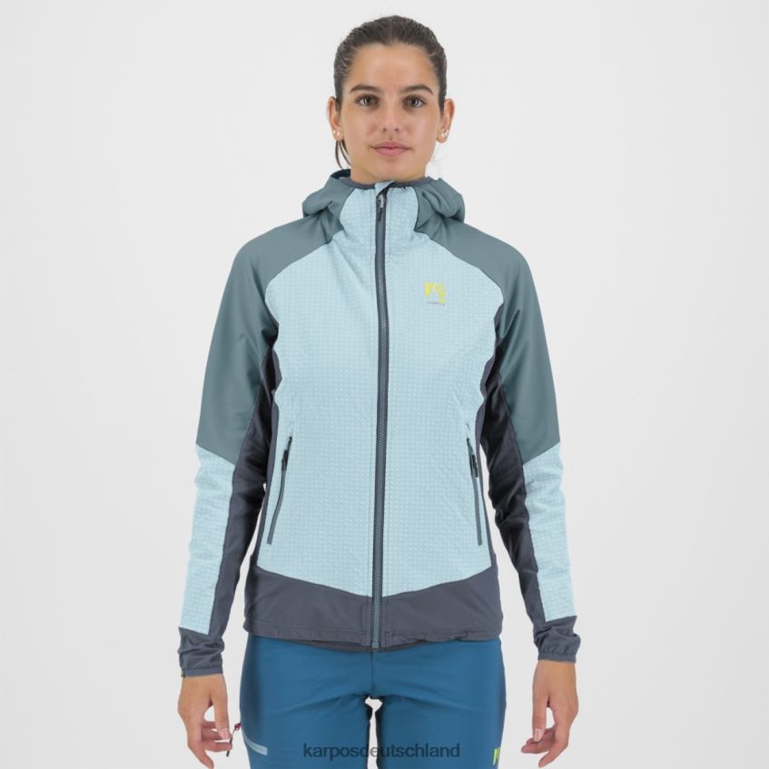 Jacke| de Karpos Frauen Leder mit Jacke Aquamarin/Frühlingssee/Vintage ZV820Z1047