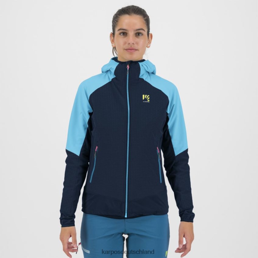Jacke| de Karpos Frauen Leder mit Jacke Sky Captain/Blue Atoll ZV820Z1046