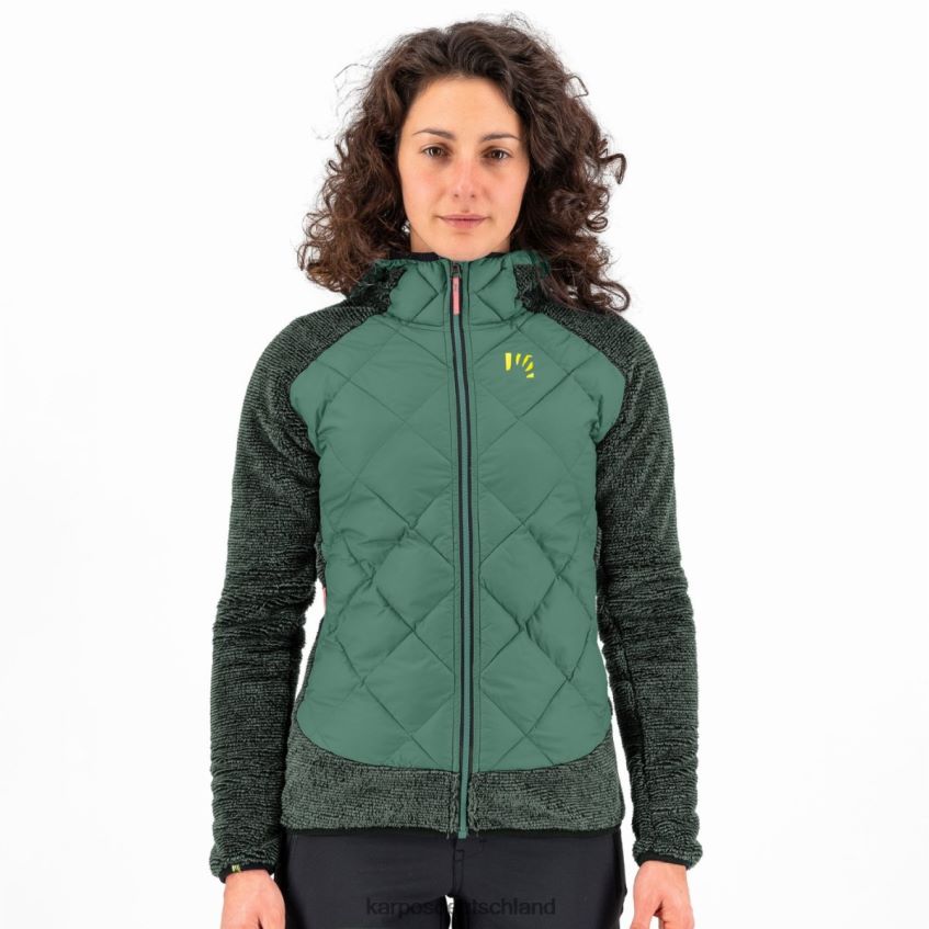 Jacke| de Karpos Frauen Marmarole mit Jacke frostiger Winter/Dschungelgrün ZV820Z1052