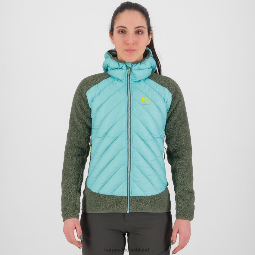 Jacke| de Karpos Frauen Marmarole mit Tech-Jacke Thymian/Aqua-Himmel ZV820Z994