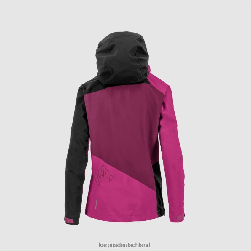 Jacke| de Karpos Frauen Marmolada mit Jacke Himbeere R/Kabarett/Schwarz ZV820Z976
