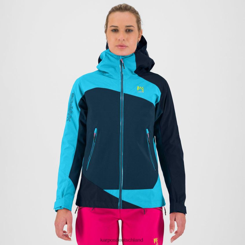 Jacke| de Karpos Frauen Marmolada mit Jacke Mitternacht/blaues Atoll/Vulkan ZV820Z980