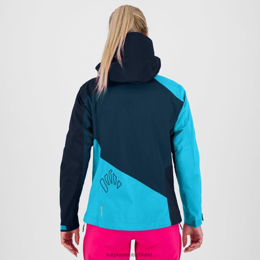 Jacke| de Karpos Frauen Marmolada mit Jacke Mitternacht/blaues Atoll/Vulkan ZV820Z980