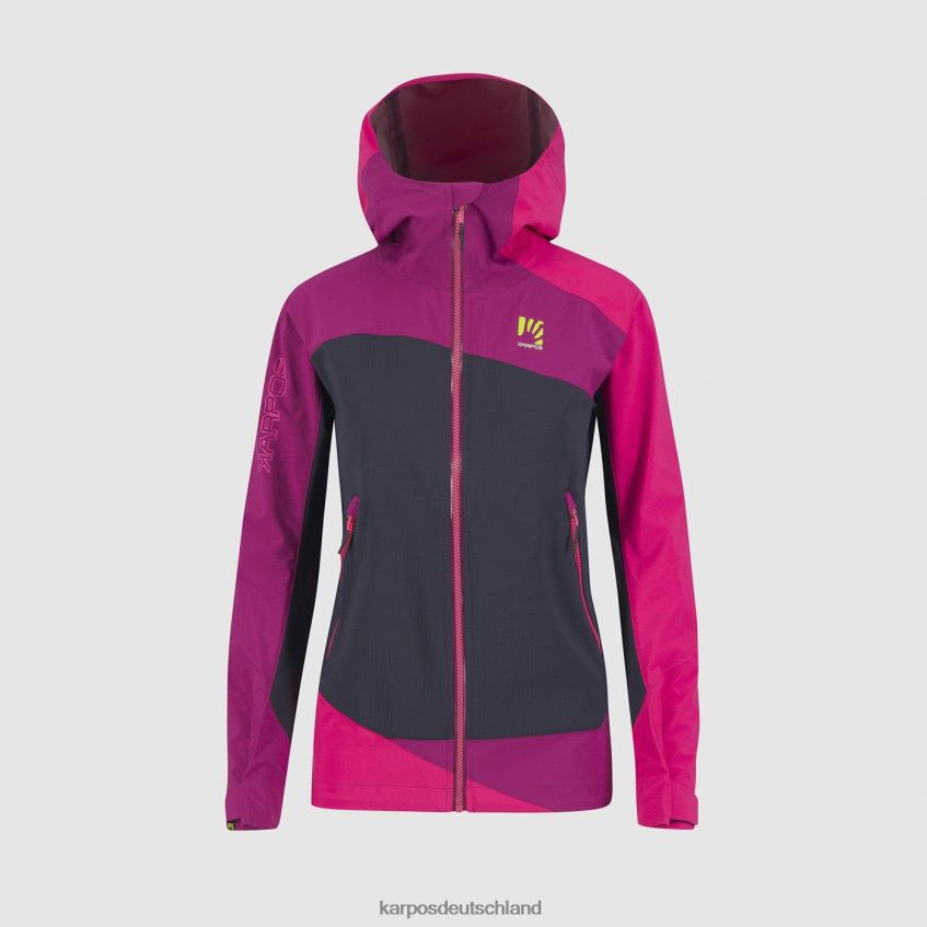 Jacke| de Karpos Frauen Marmolada mit Jacke Vulkan/Boysenbeere/Rosa ZV820Z979