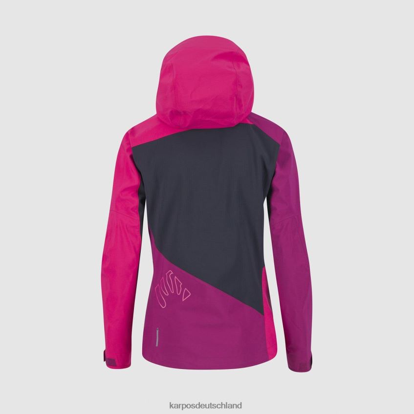 Jacke| de Karpos Frauen Marmolada mit Jacke Vulkan/Boysenbeere/Rosa ZV820Z979
