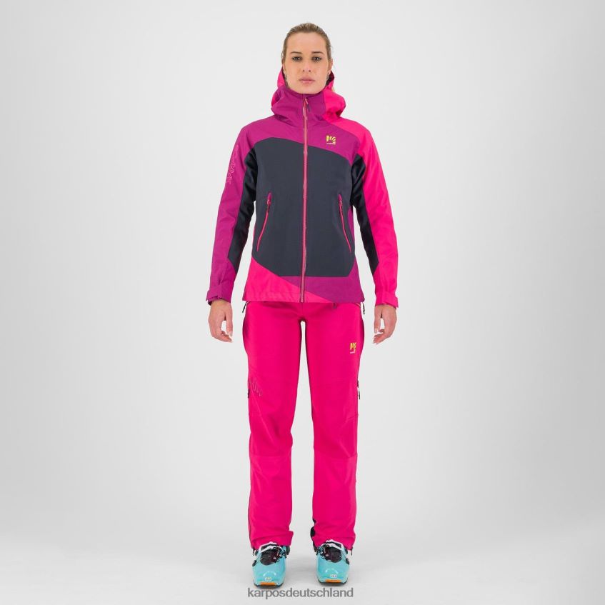 Jacke| de Karpos Frauen Marmolada mit Jacke Vulkan/Boysenbeere/Rosa ZV820Z979