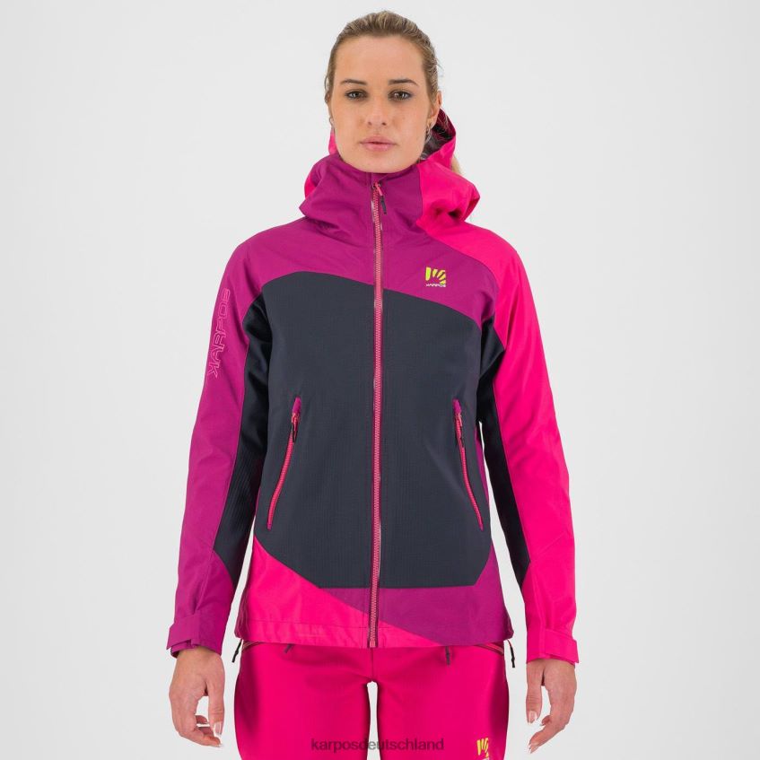 Jacke| de Karpos Frauen Marmolada mit Jacke Vulkan/Boysenbeere/Rosa ZV820Z979