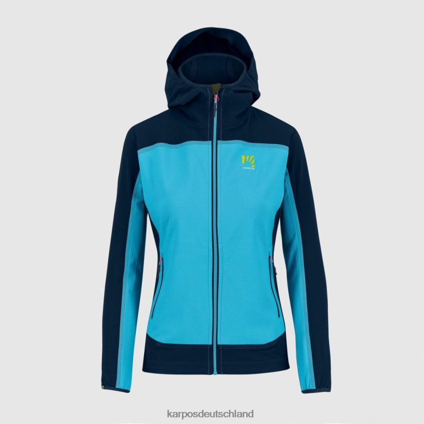 Jacke| de Karpos Frauen Parete mit Jacke Blaues Atoll/Sky Captain ZV820Z1094