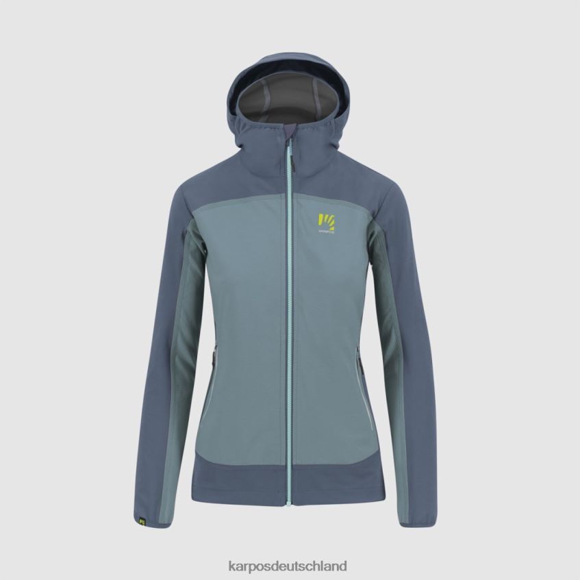 Jacke| de Karpos Frauen Parete mit Jacke Frühlingssee/Vintage-Indigo ZV820Z1095