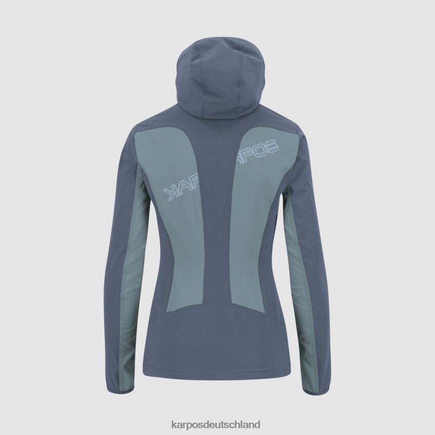 Jacke| de Karpos Frauen Parete mit Jacke Frühlingssee/Vintage-Indigo ZV820Z1095