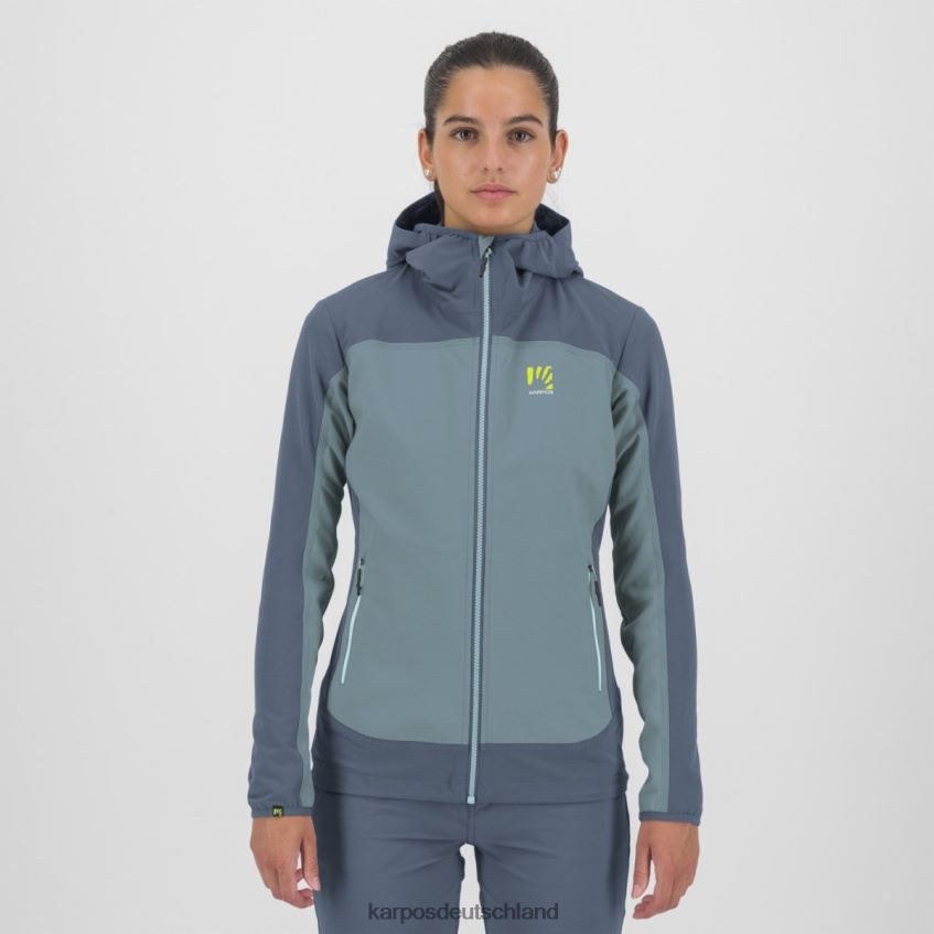 Jacke| de Karpos Frauen Parete mit Jacke Frühlingssee/Vintage-Indigo ZV820Z1095