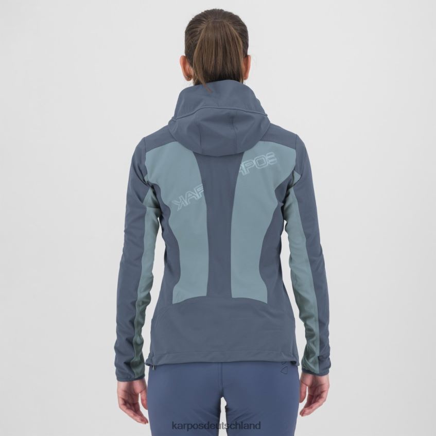 Jacke| de Karpos Frauen Parete mit Jacke Frühlingssee/Vintage-Indigo ZV820Z1095