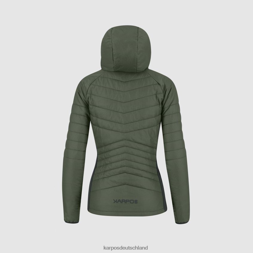 Jacke| de Karpos Frauen Pian Longhi mit Jacke Thymian/schwarzer Sand ZV820Z998