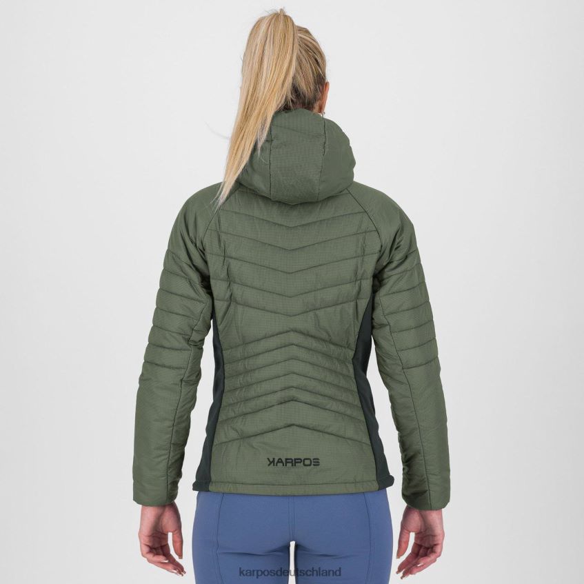 Jacke| de Karpos Frauen Pian Longhi mit Jacke Thymian/schwarzer Sand ZV820Z998