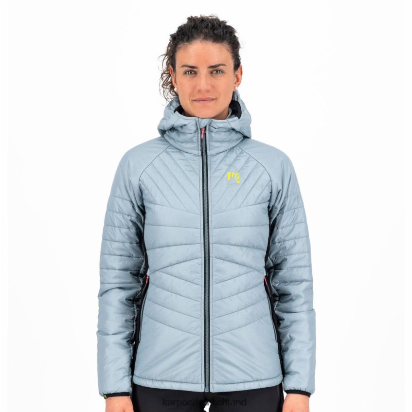 Jacke| de Karpos Frauen Pian Longhi mit Jacke staubblau/schwarz ZV820Z1001