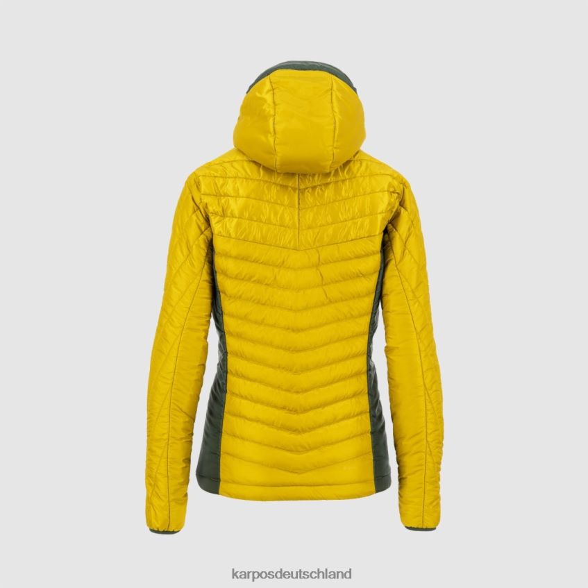 Jacke| de Karpos Frauen Sas Plat W Jacke Goldflocken/Dschungelgrün ZV820Z1008