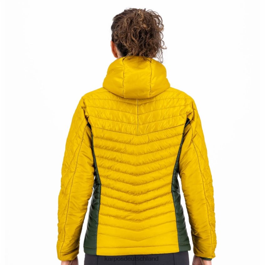Jacke| de Karpos Frauen Sas Plat W Jacke Goldflocken/Dschungelgrün ZV820Z1008