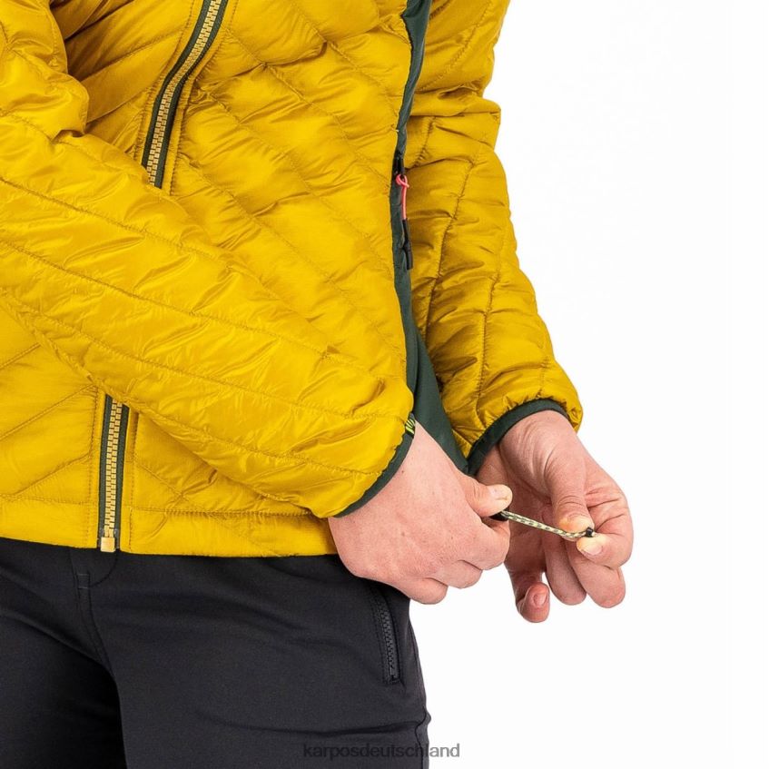 Jacke| de Karpos Frauen Sas Plat W Jacke Goldflocken/Dschungelgrün ZV820Z1008