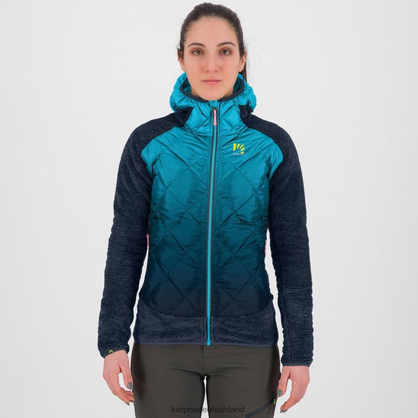 Jacke| de Karpos Frauen Smart w Marmarole-Jacke vulkanisches/blaues Atoll ZV820Z1030
