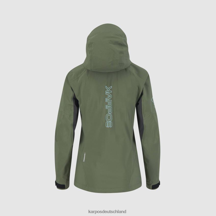 Jacke| de Karpos Frauen Storm Evo W Jacke Thymian/schwarzer Sand ZV820Z969