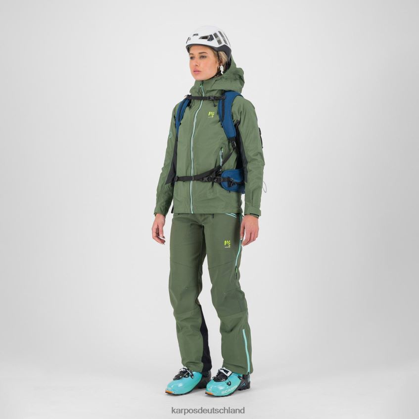 Jacke| de Karpos Frauen Storm Evo W Jacke Thymian/schwarzer Sand ZV820Z969