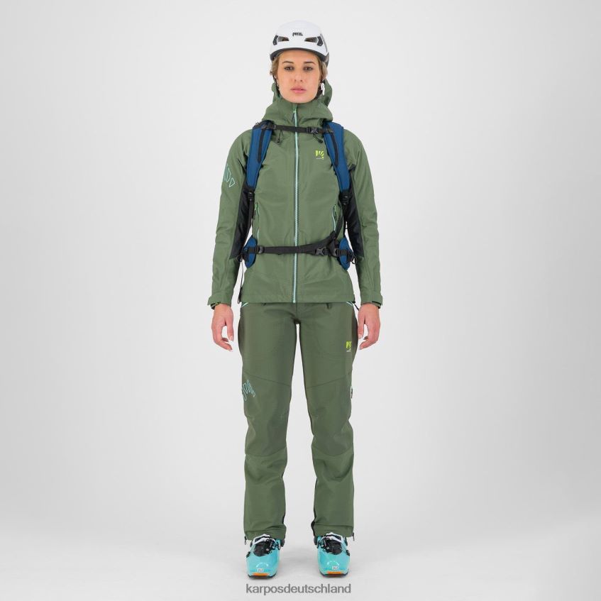 Jacke| de Karpos Frauen Storm Evo W Jacke Thymian/schwarzer Sand ZV820Z969