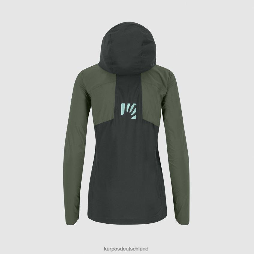 Jacke| de Karpos Frauen Valsesia Shell mit Jacke schwarzer Sand/Thymian ZV820Z951