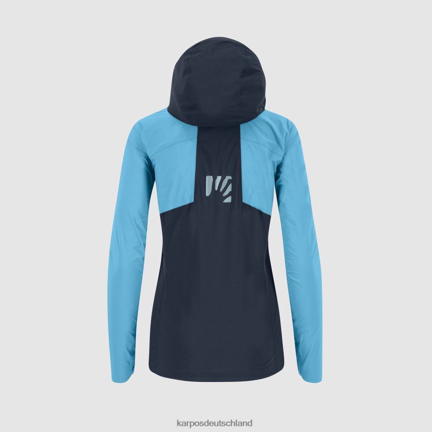 Jacke| de Karpos Frauen Valsesia Shell mit Jacke vulkanisches/blaues Atoll ZV820Z953